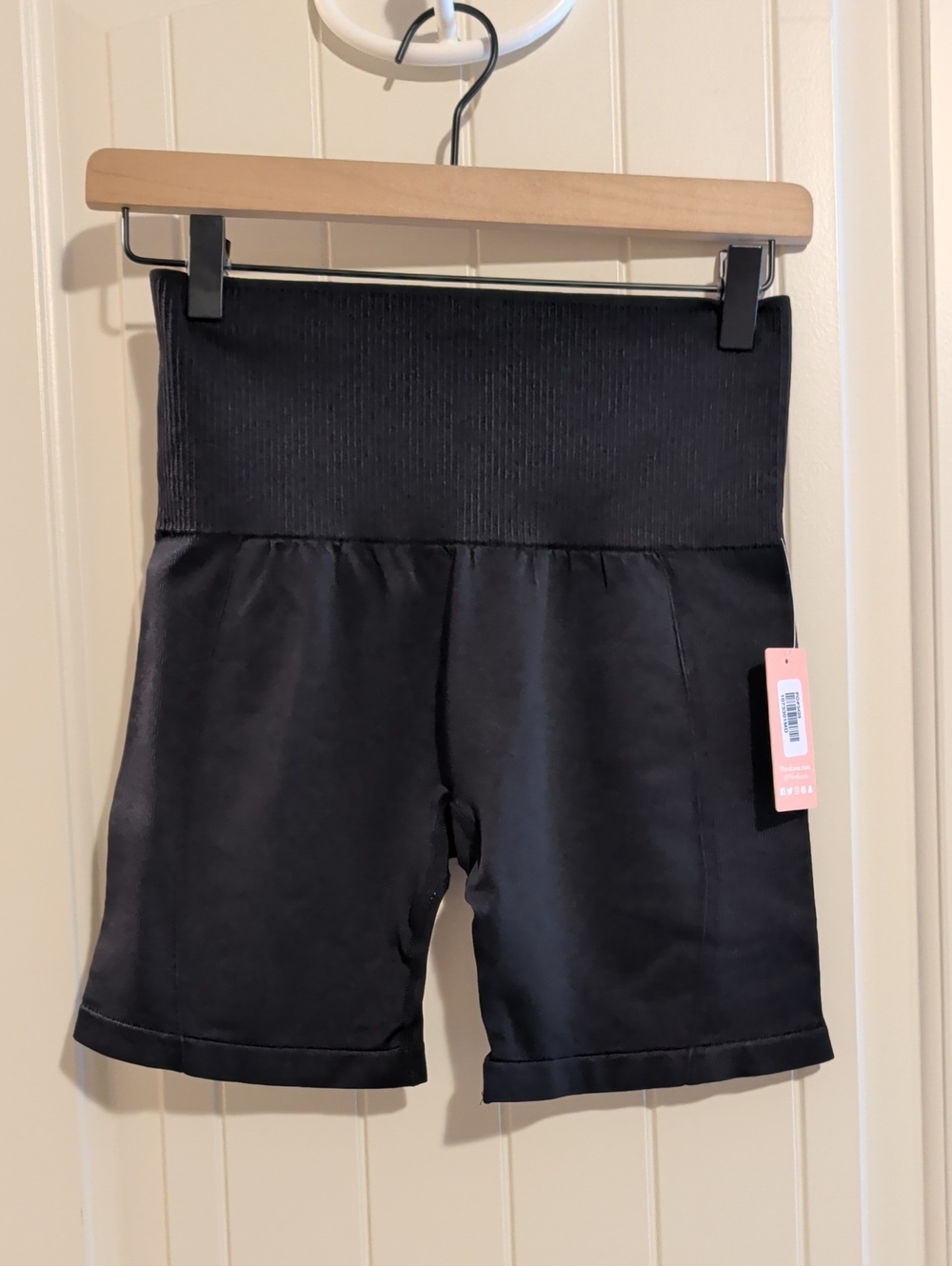 ThirdLove High-Waist Black Bike Shorts